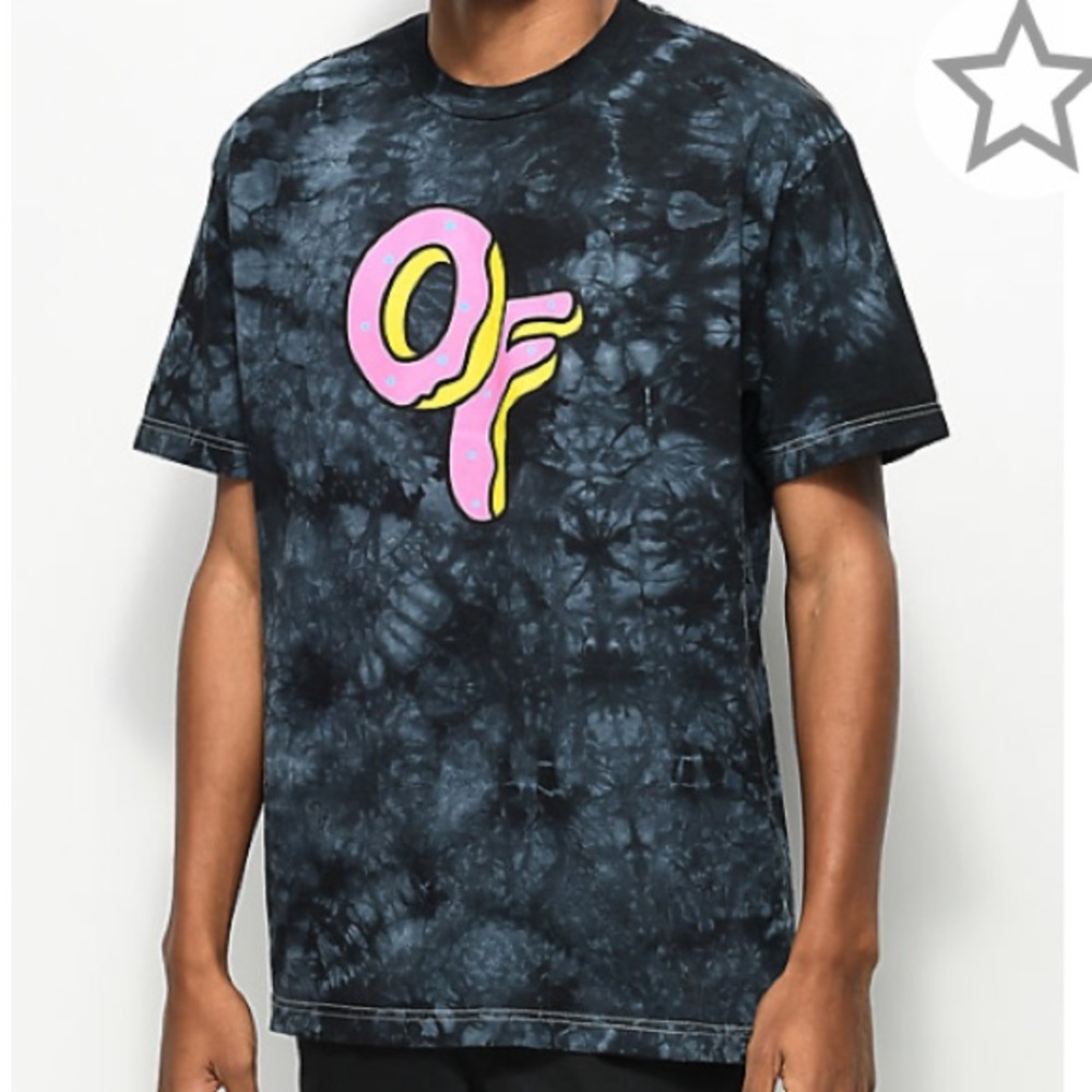 Odd Future black and grey donut shirt
